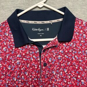 Walter Hagen Floral Print Golf Polo Shirt‎ Performance XL